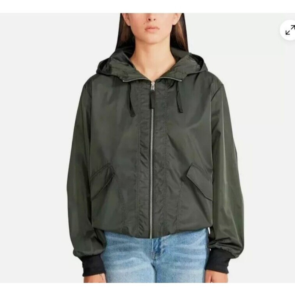 BB Dakota Steve Madden Windbreaker Army Green Medium NWOT $99 HOT DEAL! 🔥